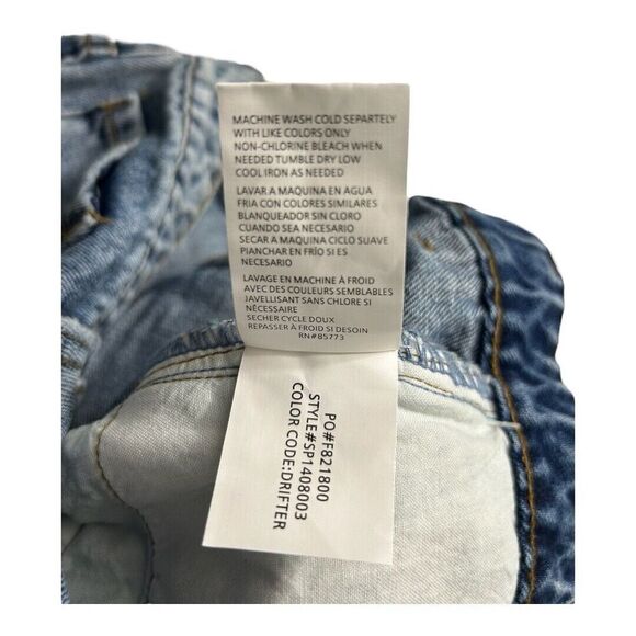 New O’Neill Blue Denim Cutoff Shorts Distressed Medium Wash Beach Womens Sz 30 - Picture 7 of 9